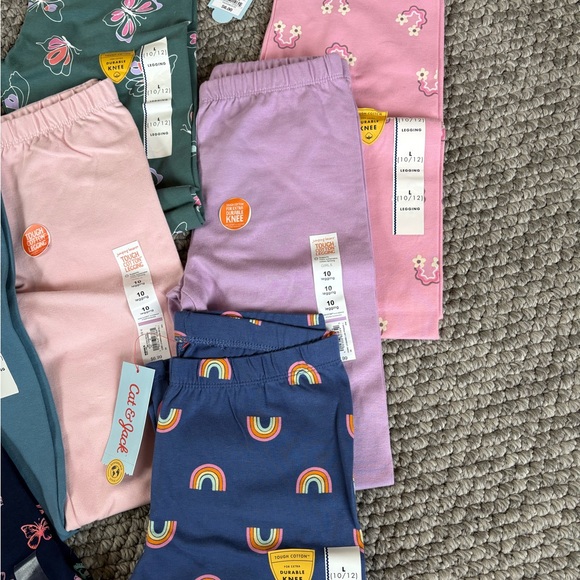 NWT Girls Leggings 10 & 10/12 - Picture 4 of 5